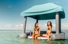 Expansive Floating Cabanas