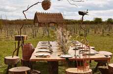 Eco-Awareness Banquet Tables