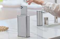 Smartphone-Sanitizing Docks