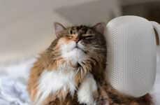Automated Mounted Cat Brushes