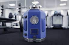 Oversized Hydration-Tracking Water Bottles