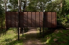 Slatted Steel Treehouse Surroundings